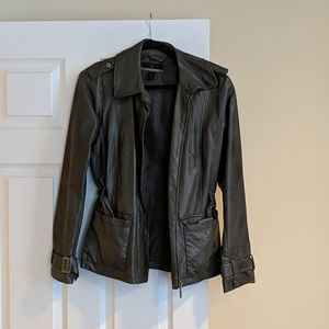 By Beenando leather moto jacket